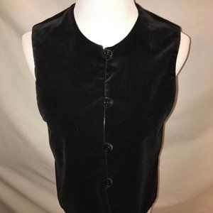 JH Collectibles Ladies Black Velvety Vest